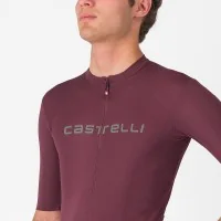 Achat Castelli Maillot Prologo Lite manches courtes violet bordeaux -Val de Loire Vélo Tours