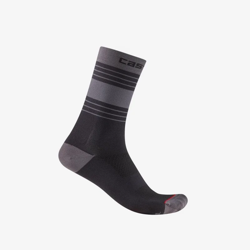 Achat Castelli Chaussettes Simbolo 15 noir gris foncé -Val de Loire Vélo Tours