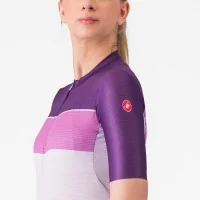 Achat Castelli Maillot Élégant manche courte violet femme -Val de Loire Vélo Tours