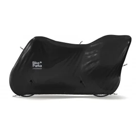 Achat BikeParka Protection pour vélo cargo longtail noir avec siège -Val de Loire Vélo Tours