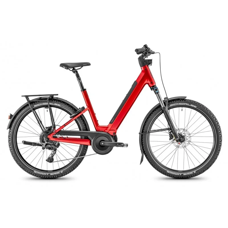 Achat Moustache Xroad 4 open 600wh Rouge profond métal brillant -Val de Loire Vélo Tours