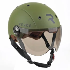 Achat Revoe Casque Premium Urban City Kaki Mat 55/56 cm -Val de Loire Vélo Tours