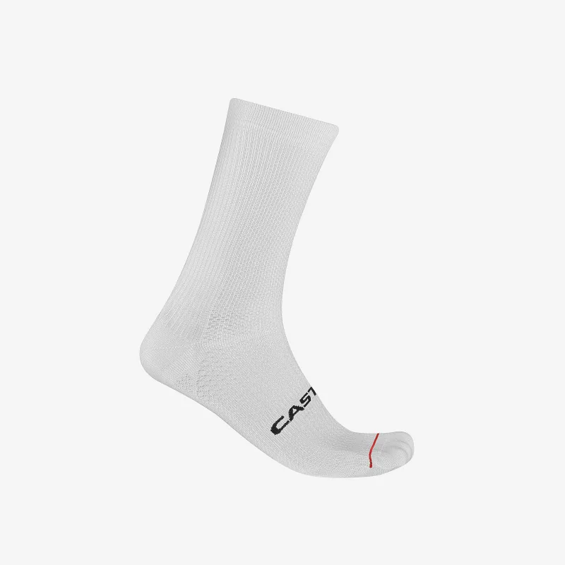 Achat Castelli Chaussettes Espresso 18 Blanc -Val de Loire Vélo Tours