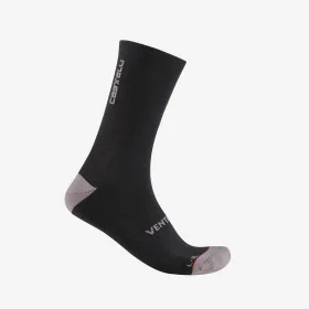 Achat Castelli Chaussettes VENTI SOFT MERINO Noir -Val de Loire Vélo Tours