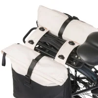 Achat Basil Sacoche double Vive Mik Blanc/Noir -Val de Loire Vélo Tours