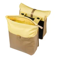 Achat Basil Sacoche double Vive Mik Sable/Jaune -Val de Loire Vélo Tours
