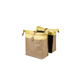 Achat Basil Sacoche double Vive Mik Sable/Jaune -Val de Loire Vélo Tours