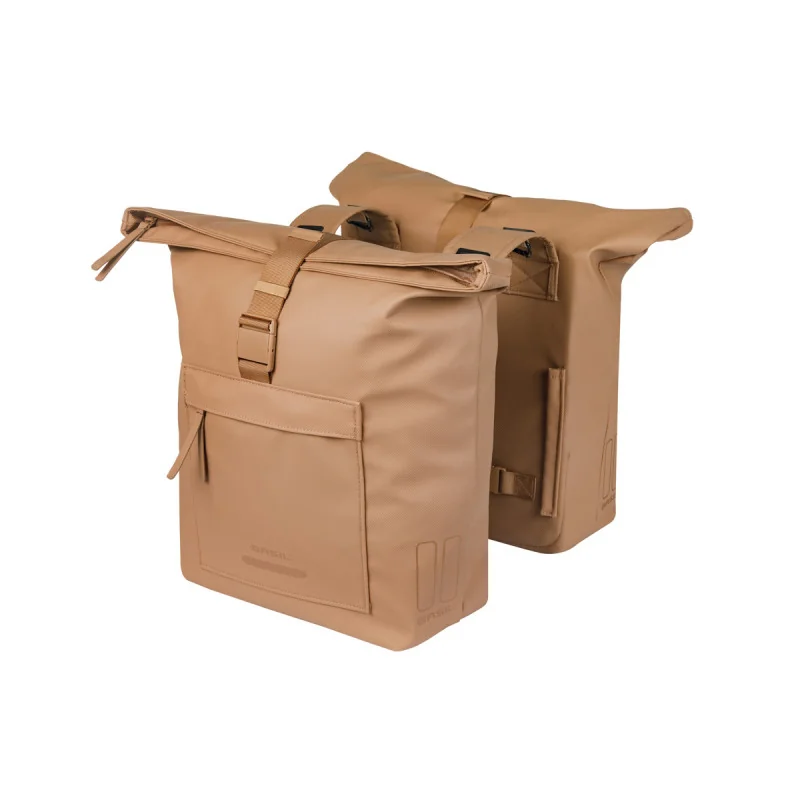 Achat Basil Sacoche double Brooklyn Sable -Val de Loire Vélo Tours