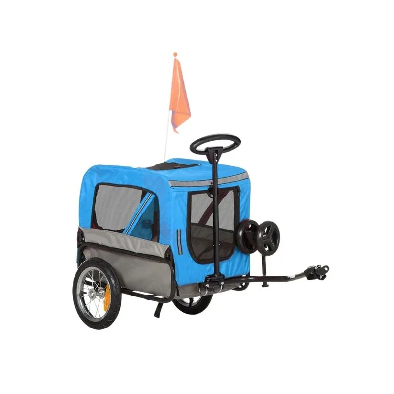 Achat Remorque vélo utilitaire bleu -Val de Loire Vélo Tours