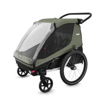 Achat Thule Remorque Vélo Courier 2 Vintage Green -Val de Loire Vélo Tours Achat Thule Remorque Vélo Courier 2 Vintage Green -Val de Loire Vélo Tours