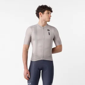 Achat Castelli Maillot Drittone Logo Clay/Blue -Val de Loire Vélo Tours