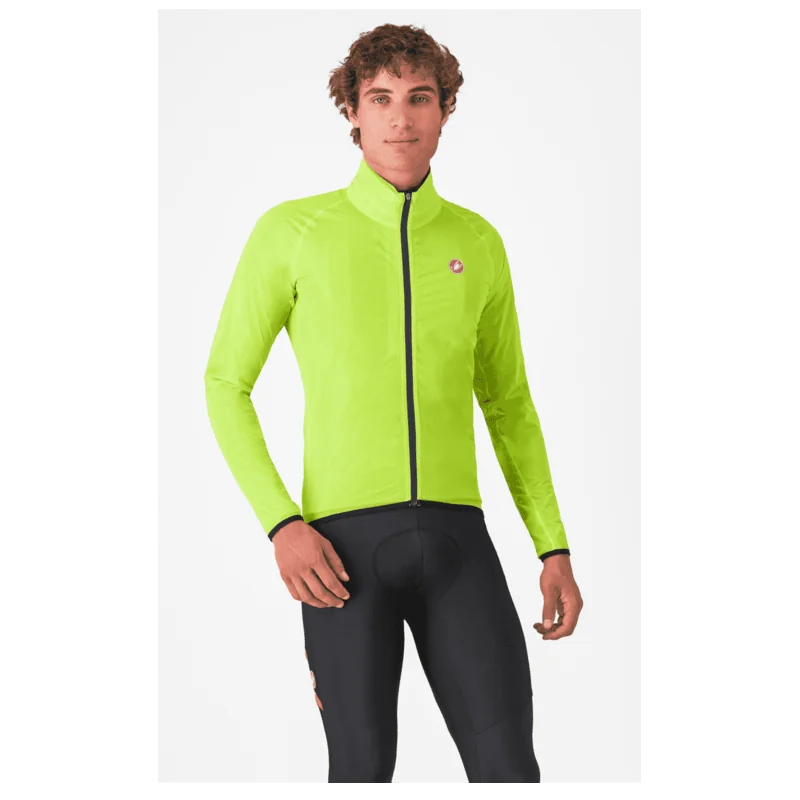 Achat Castelli veste SQUALL SHELL Electric lime/black -Val de Loire Vélo Tours