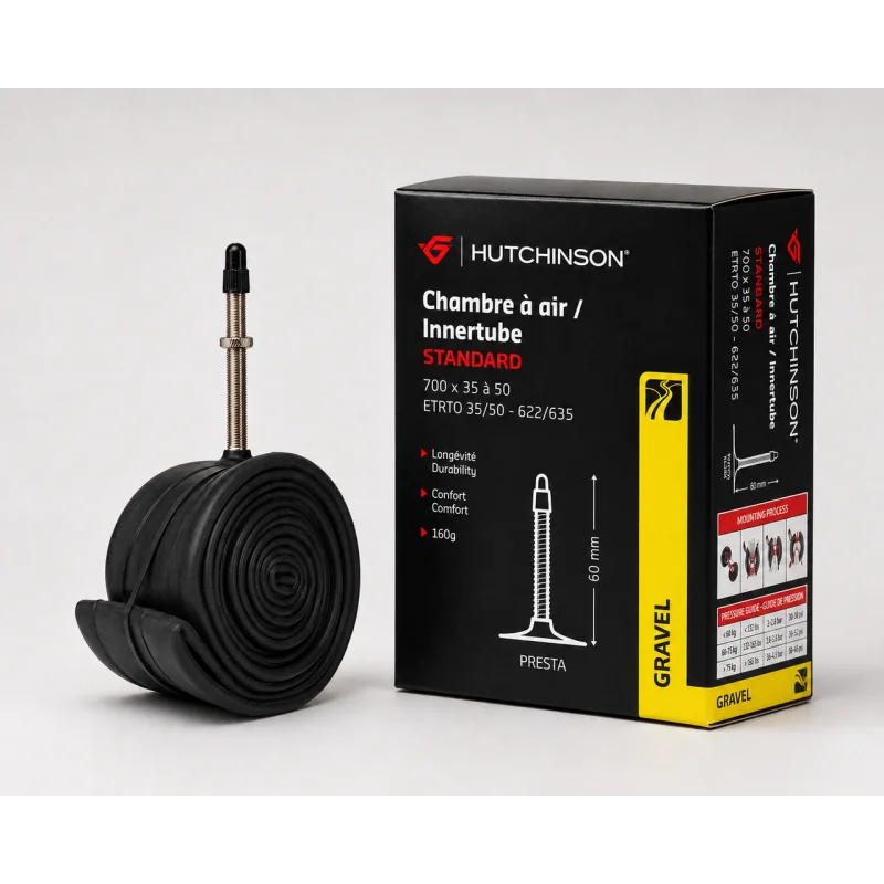 Achat Hutchinson Chambre à air 700x37/50 Presta 60mm -Val de Loire Vélo Tours