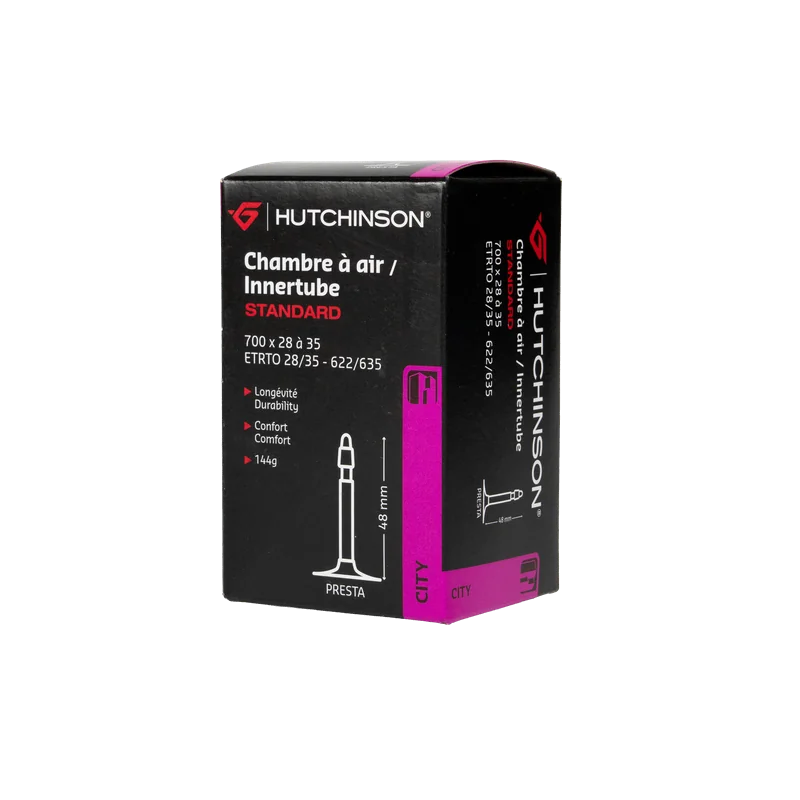 Achat Hutchinson Chambre à air 700x28/35 Presta 48mm -Val de Loire Vélo Tours