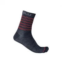 Achat Castelli chaussettes GO 15 rouge et bleu -Val de Loire Vélo Tours