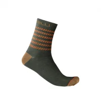 Achat Castelli chaussettes GO 15 vert kaki -Val de Loire Vélo Tours