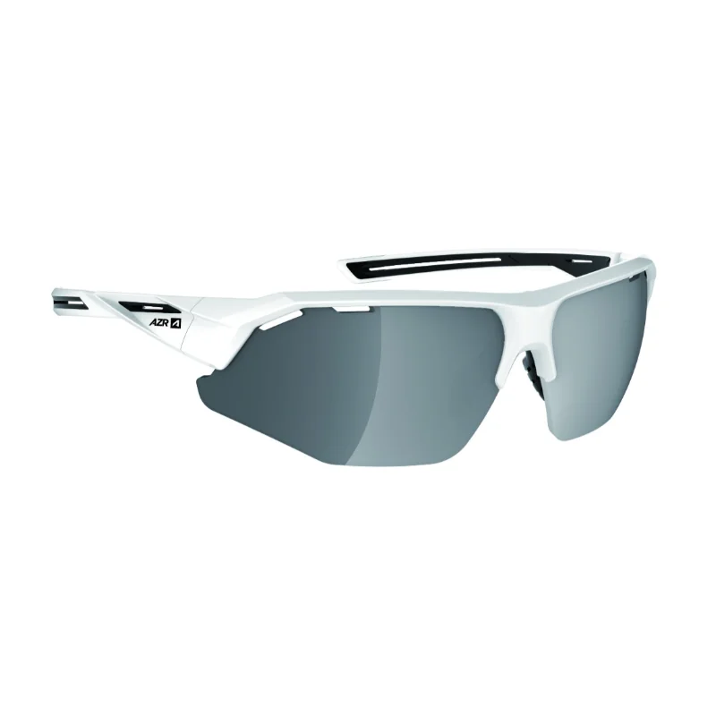 Achat AZR Lunettes Kromic Galibier Blanc/Noir Ecran Gris Miroir -Val de Loire Vélo Tours