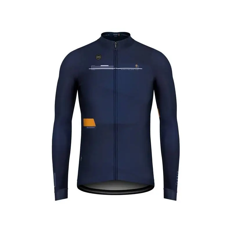 Achat Gobik Maillot ML thermique Bleu foncé -Val de Loire Vélo Tours