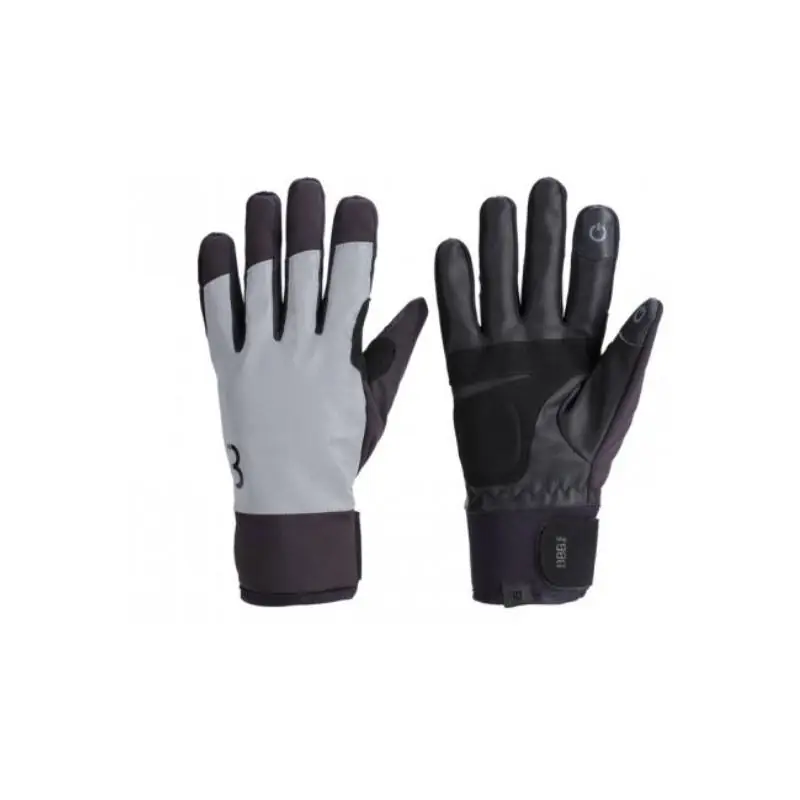 Achat BBB Gants Hiver Coldshield Reflective Noir -Val de Loire Vélo Tours