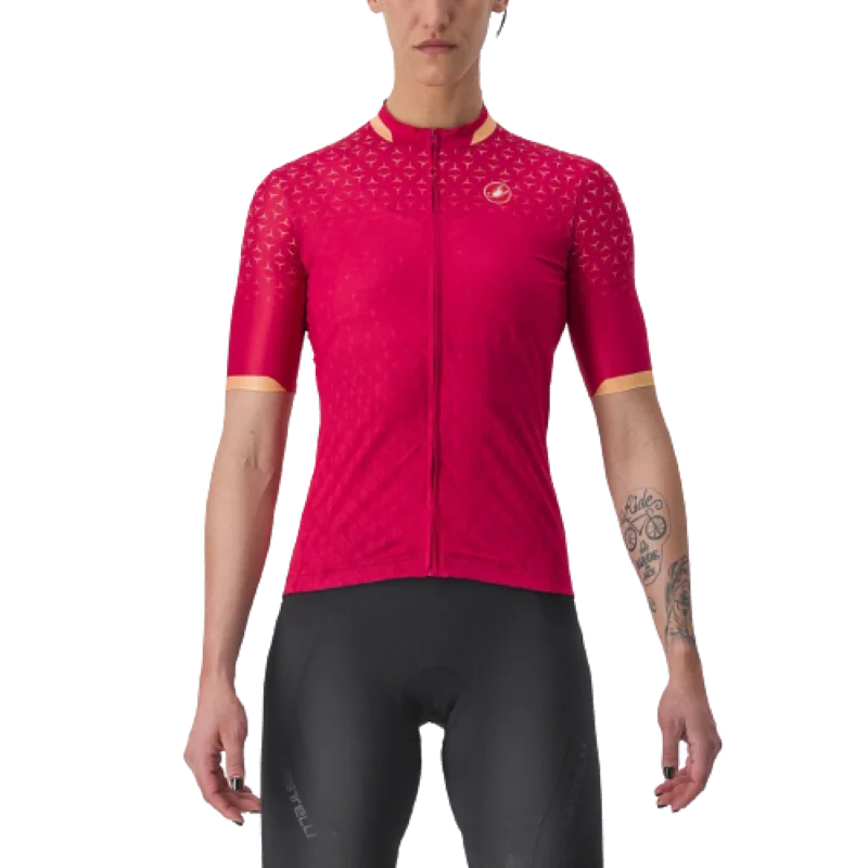 Achat Castelli Maillot Pezzi Jersey W Rouge -Val de Loire Vélo Tours