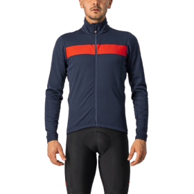 Castelli veste Raddoppia 3 Bleu/Rouge