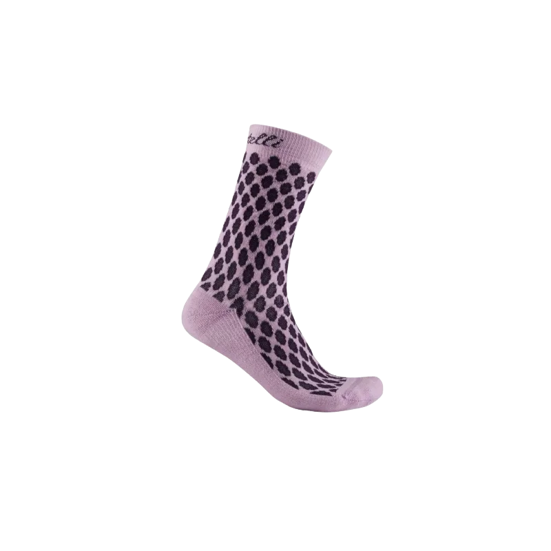Achat Castelli Chaussettes Sfida 13 Mauve/Noir -Val de Loire Vélo Tours